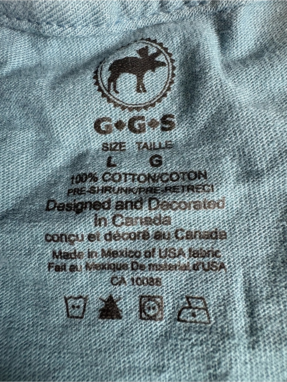 St. John's NL, Moose Graphic Men’s T-Shirt, relaxed fit, Sz L. Made in Canada.. - Picture 6 of 6